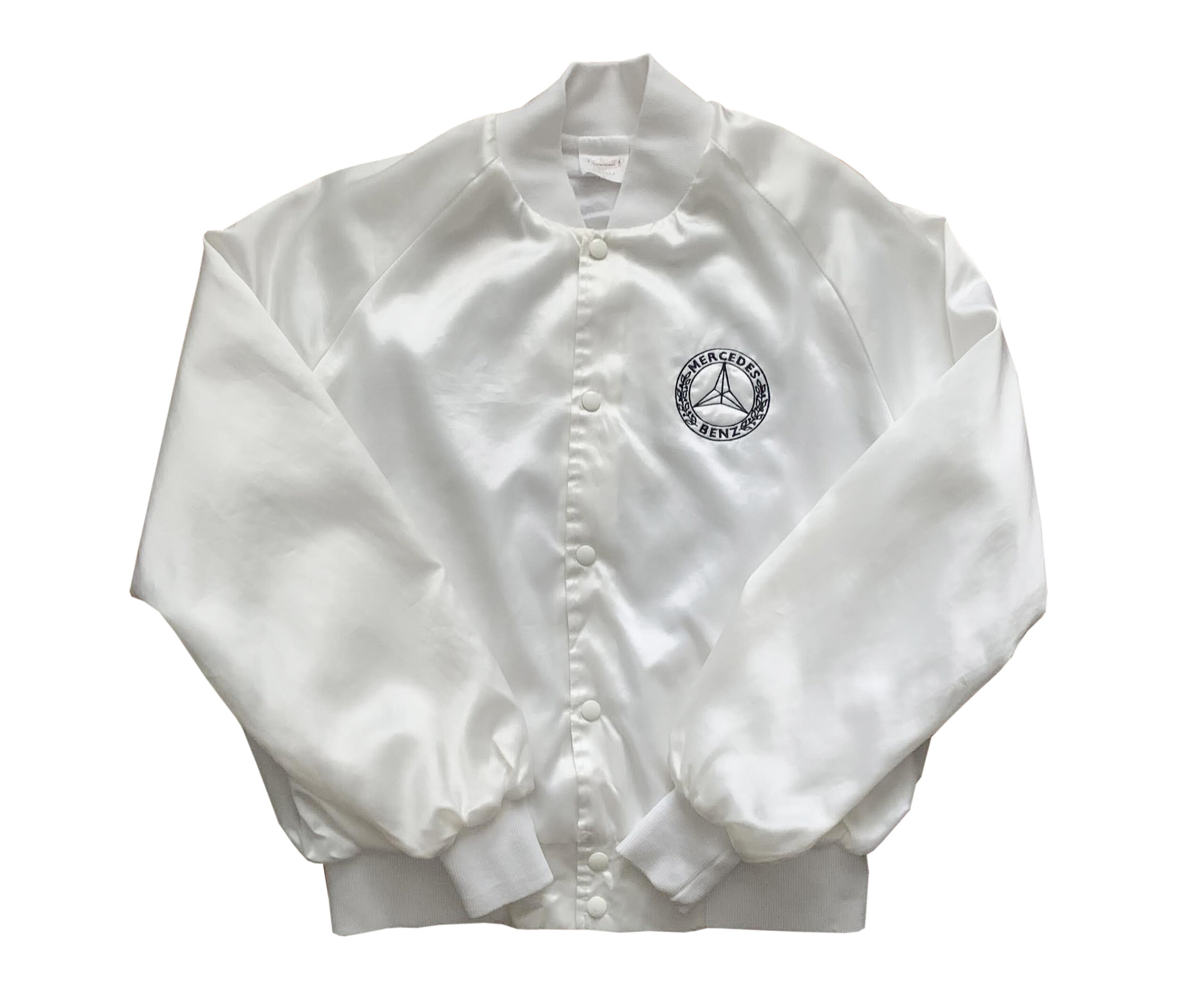Back Steven Alan 22SS Back Satin Mods Coat-L White Satin Coat